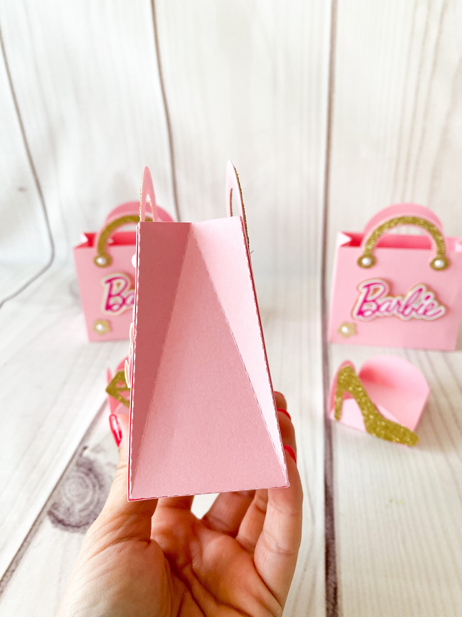 Barbie Treat Boxes Barbie Candy Boxes Barbie Favor Birthday | Etsy