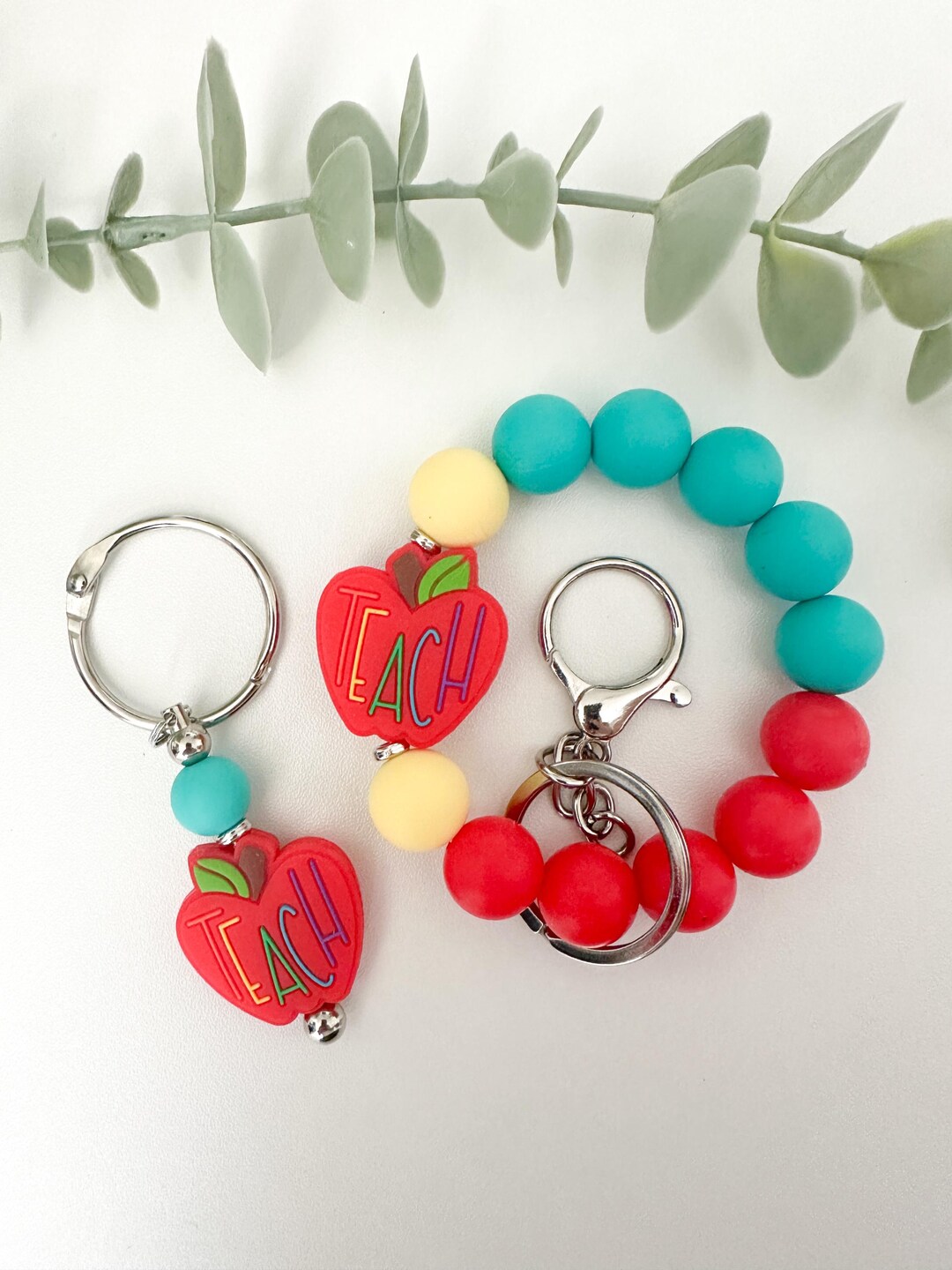 Keychains Teacheres Custom Keychain for Teachers, Gift Idea for Teachers, Cute Gift for Her ...