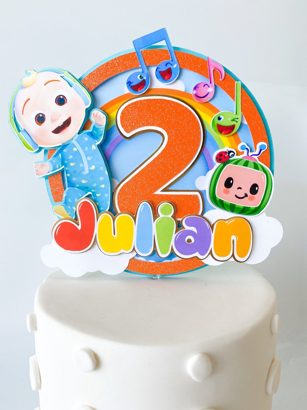 Cake Topper Party Theme Etsy