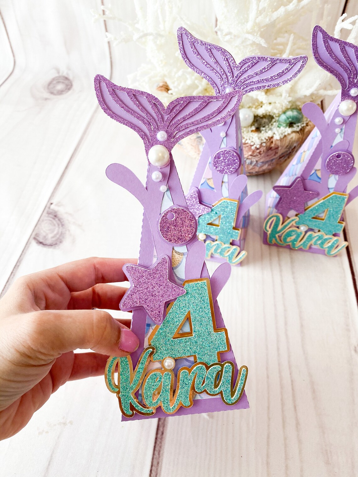 Mermaid Candy box Mermaid Tail Favor Box Mermaid Birthday - Etsy México