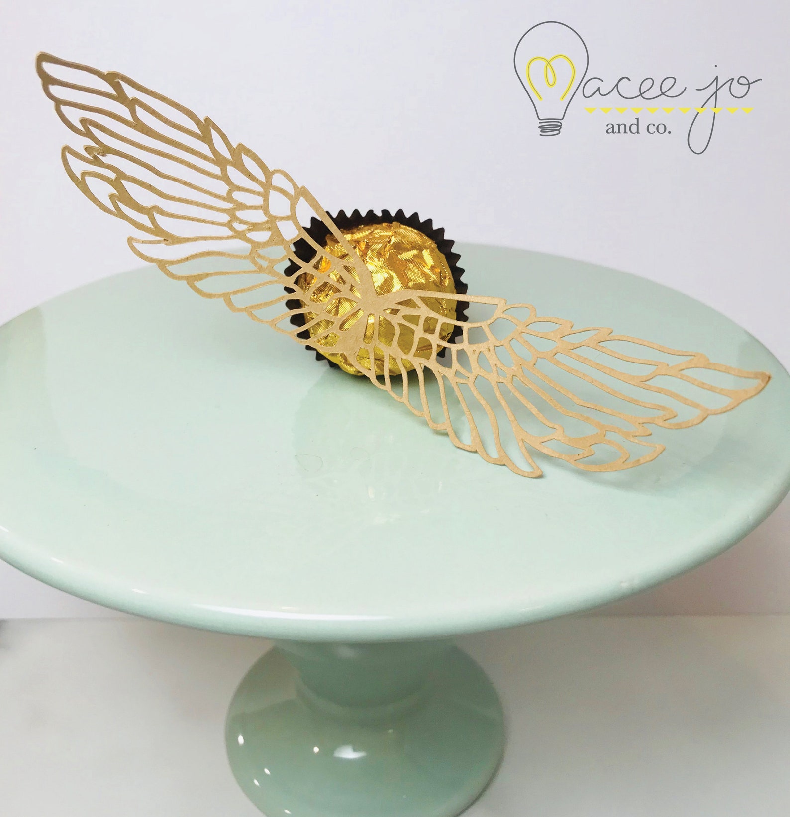 Flying Gold Ball Wings Cut and Print Files Wizard Themed Etsy Australia