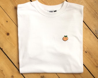 Peach - Embroidered T Shirt