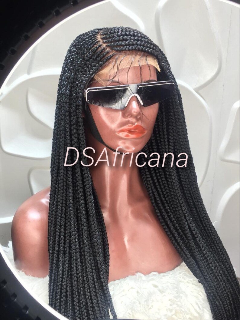 Ccut Cornrow braided wig Etsy