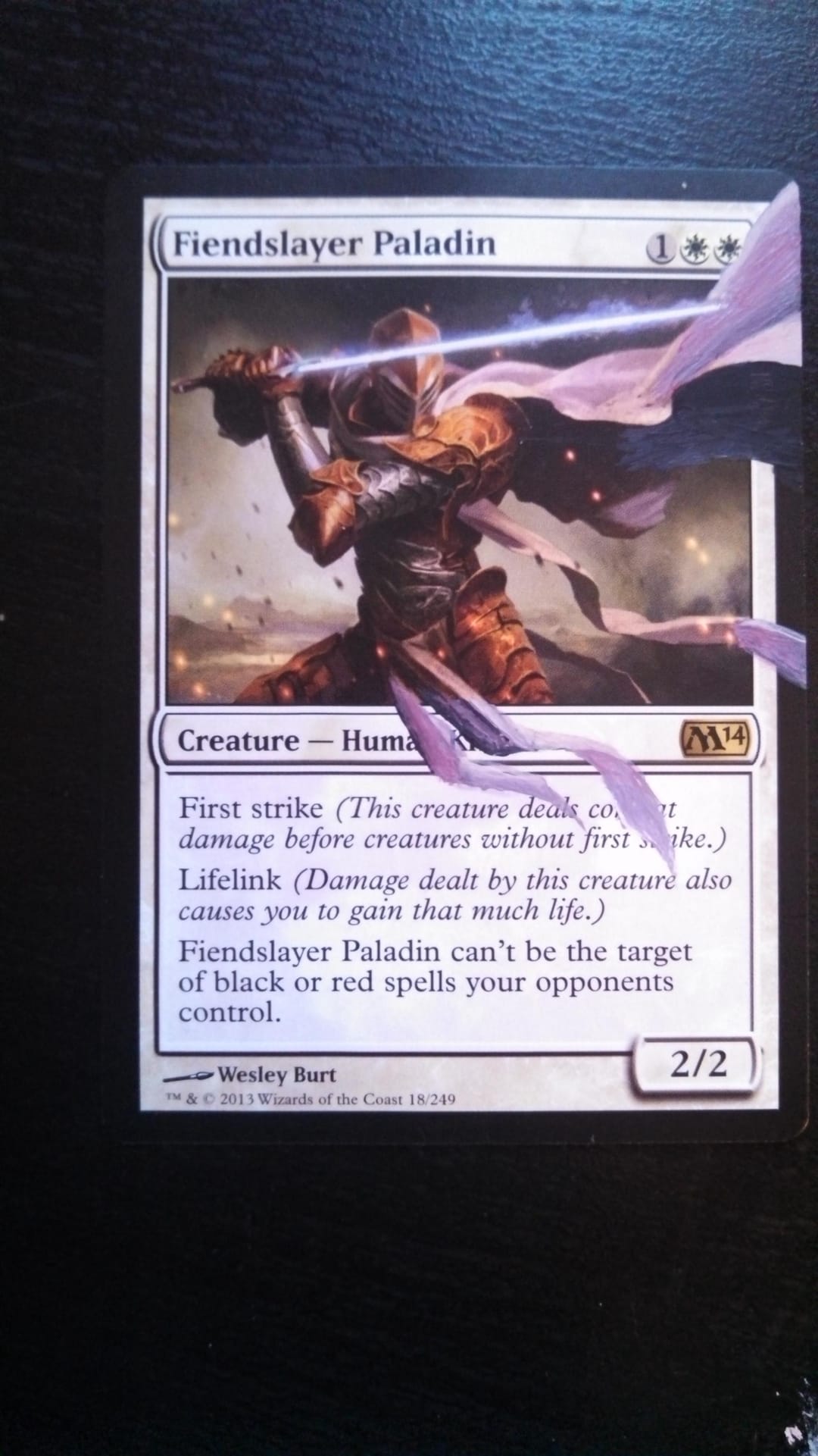 Fiendslayer Paladin - Full Art / Altered. MTG - Etsy
