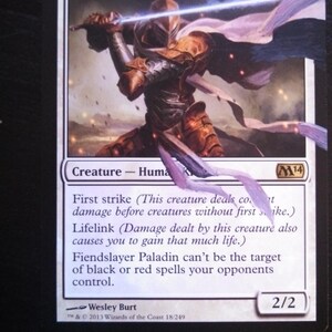 Fiendslayer Paladin - Full Art / Altered. MTG
