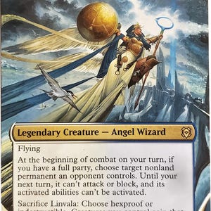 Linvala, Shield of Sea Gate - Full Art / Altered. MTG