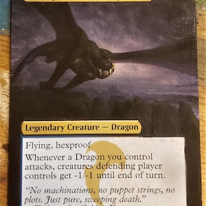 Silumgar, the Drifting Death - Full Art / Altered. MTG