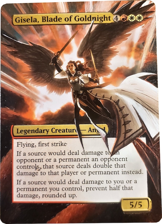 Gisela Blade of Goldnight Full Art / Verändert. Mtg Etsy