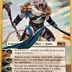 Ajani, Adversary of Tyrants - Full Art / Altered. MTG