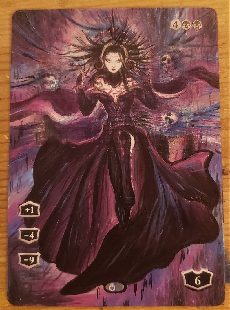 Liliana Dreadhorde General JP Alternate Art Full Art / Etsy