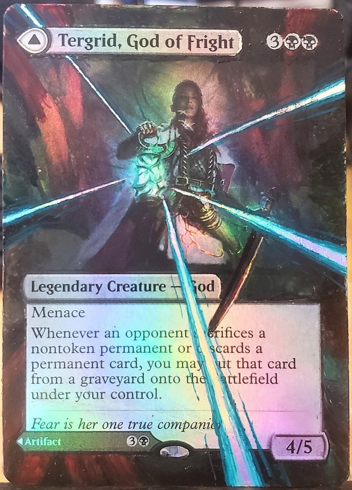 Tergrid God of Fright Full Art / Altered. MTG Etsy