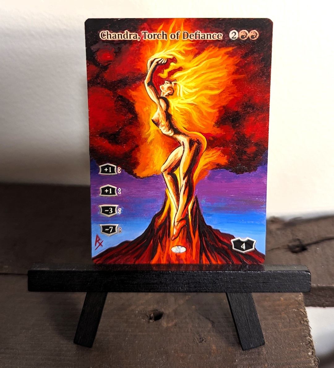 Chandra, Torch of Defiance Full Art / Altered. MTG - Etsy