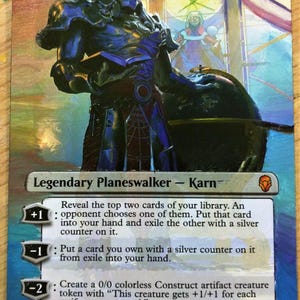 Karn, Scion of Urza - Full Art / Altered. MTG
