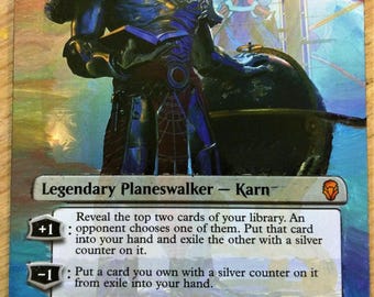 MTG オルタードアートカード ウルザの後継、カーン - Etsy 日本