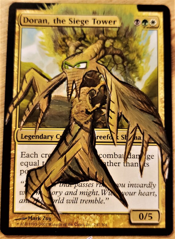 Doran The Siege Tower Full Art Altered Mtg Etsy