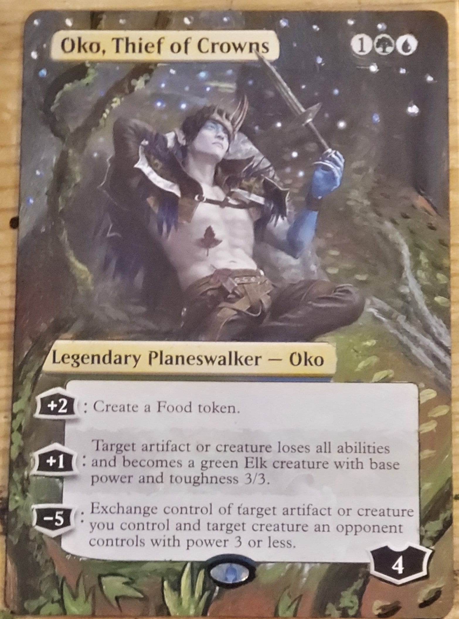 Oko Thief of Crowns Full Art / Altered. MTG | Etsy