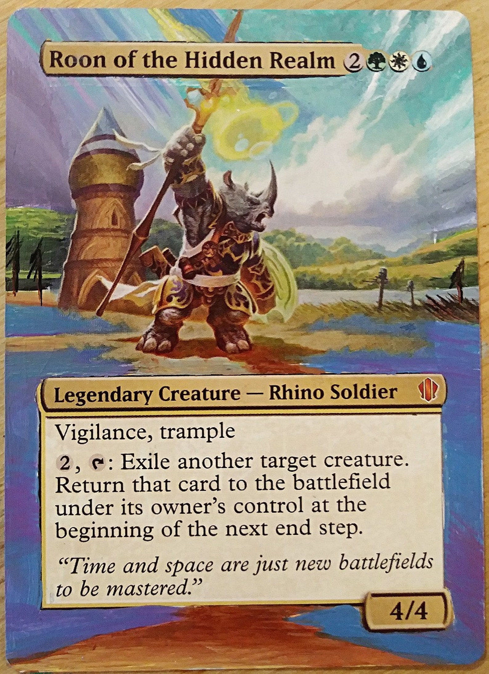 Roon of the Hidden Realm Full Art / Altered. MTG Etsy