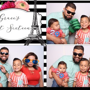 Paris Photo Booth Template