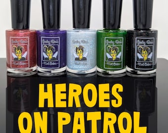 Heroes on Patrol Collection: 5-Piece Nail Polish Set