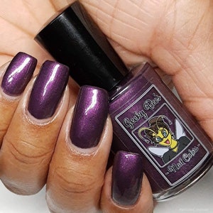 Ex-Mafia Princess: Violet Purple Metallic Shimmer Nail Polish | Birds vs Sirens Collection