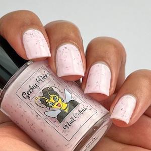 Defy Gravity | PLUS ULTRA! 2 | Pink Glitter Crelly 5-free geek theme indie nail polish