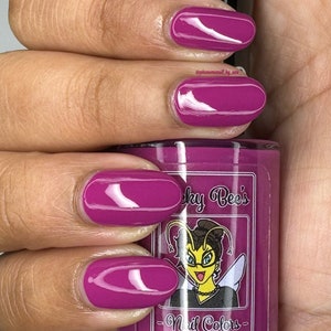 For My Mother’s Revival | The Dawn collection | Deep cerise pink crème nail polish