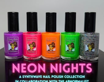 Neon Nights: Nail Polish Collection, 5-Piece Set