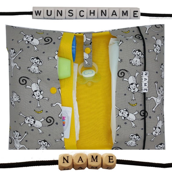 XXL Windeltasche to go mit Name Wickeltasche Junge Mädchen Geburt Taufe DaWanda