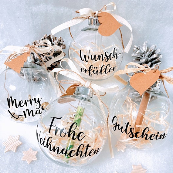 6x Anti-Weihnacht Christbaumkugeln - Lustige Geldgeschenke Für Weihnachtsmuffel