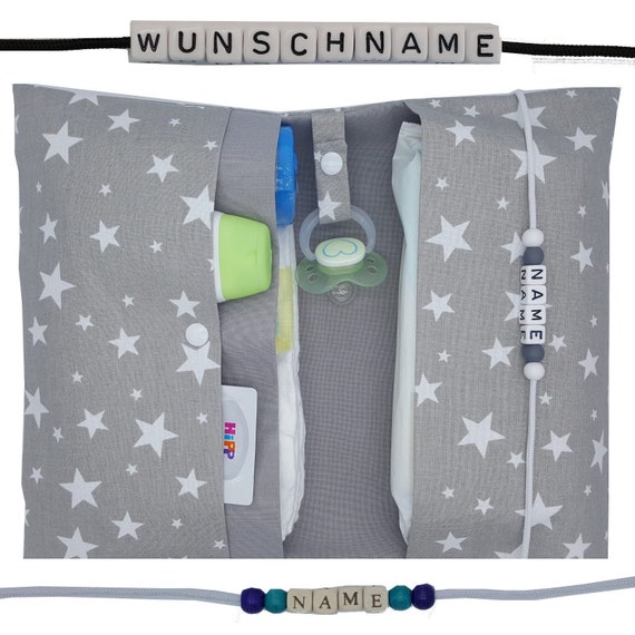 Diaper bag to go name diaper bag xXL stars twins many compartments diaper  case baby on the go boy girl personalized unisex neutral