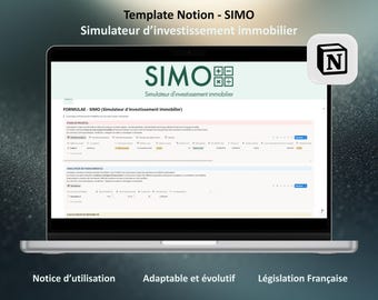 SIMO – Real Estate Investment Simulator - Notion Template