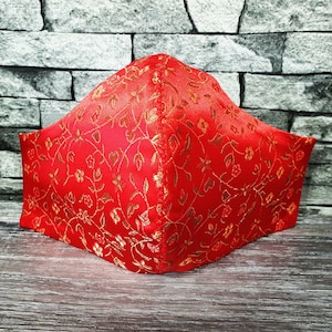 Dual Layer Japanese Sateen & 100% Cotton Inner fabric Face Mask, Pollution Mask. Dust Mask, Stylish Mask, Ear Loops,