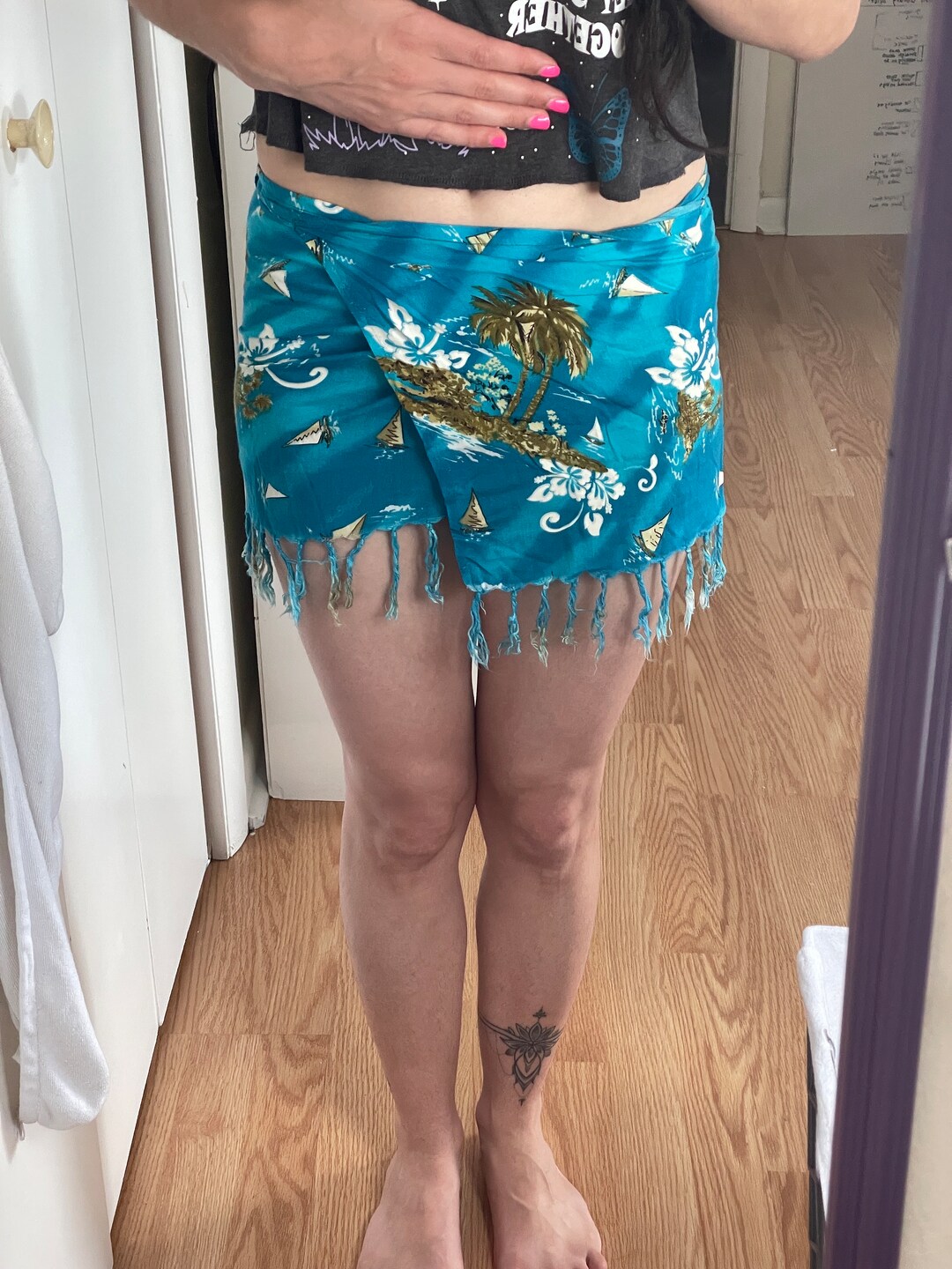 Knit Beach Skirt Cover Up