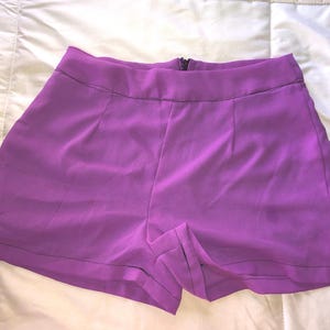 Purple Shorts Handmade