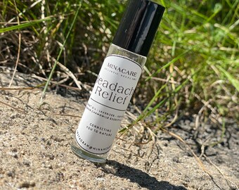 Headache Relief Essential Oil Blend | Vegan Roller Bottle