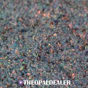 Moonstone Crushed Opal for Inlay, Gray Opal Inlay Material - Jewelry Making, Woodworking, Ring Making, Resin Art, Nail Art, Opal Flake Inlay