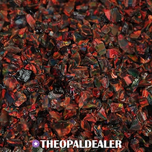 Magma Crushed Opal for Inlay, Brown Opal Inlay Material - Jewelry Making, Woodworking, Ring Making, Resin Art, Nail Art, Opal Craft Supplies
