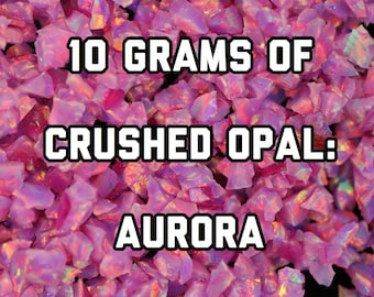 10G Aurora Pink Crushed Astral Opal™ - Inlay Material for Arts & Crafts