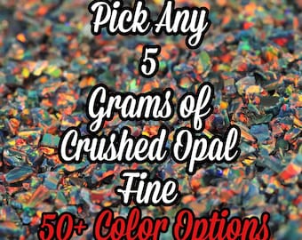 5 Grams Fine Crushed Opal – Jewelry Inlay Material Value Pack