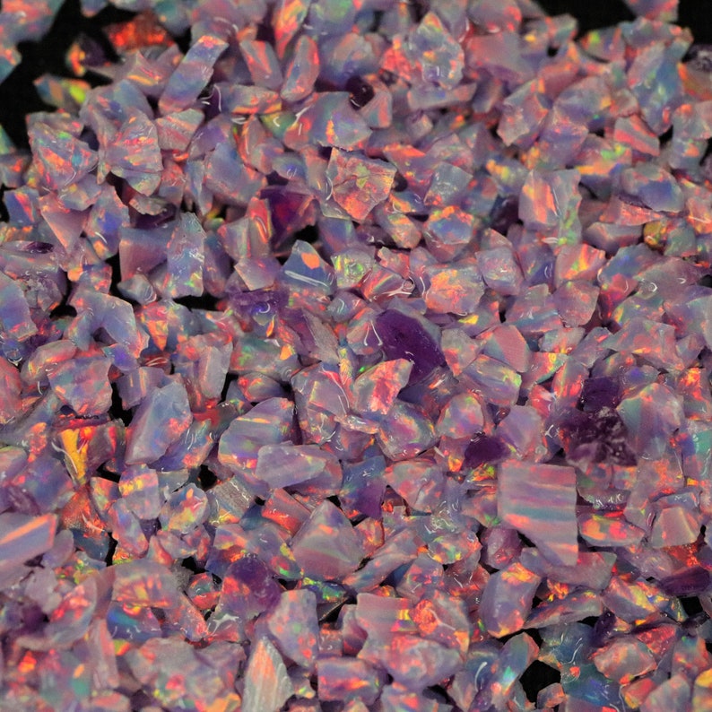 Crushed Opal Ultra Violet / Inlay Material / Jewelry Making / Etsy