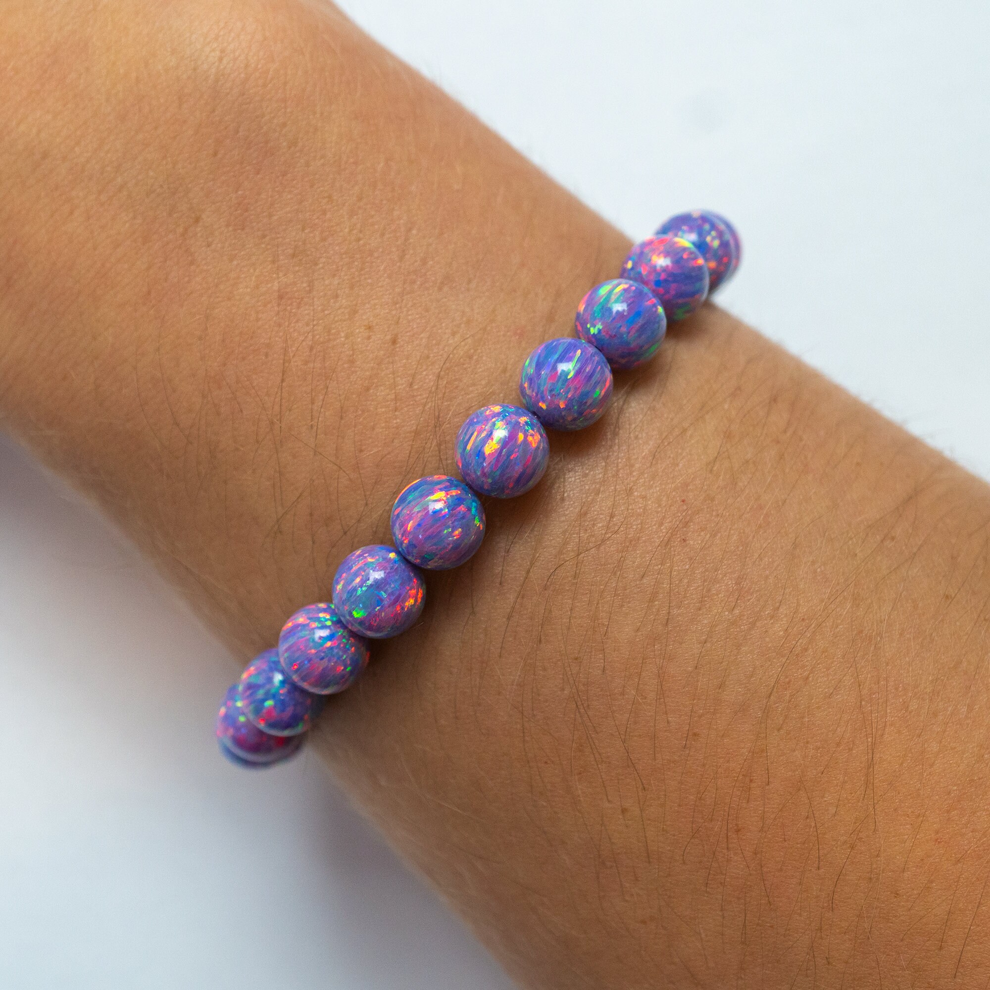 Purple opal bracelet deals
