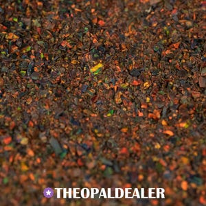 Dark Matter Crushed Opal for Inlay, Brown Opal Inlay Material - Jewelry Making, Woodworking, Ring Making, Resin Art, Nail Art, Opal Stones