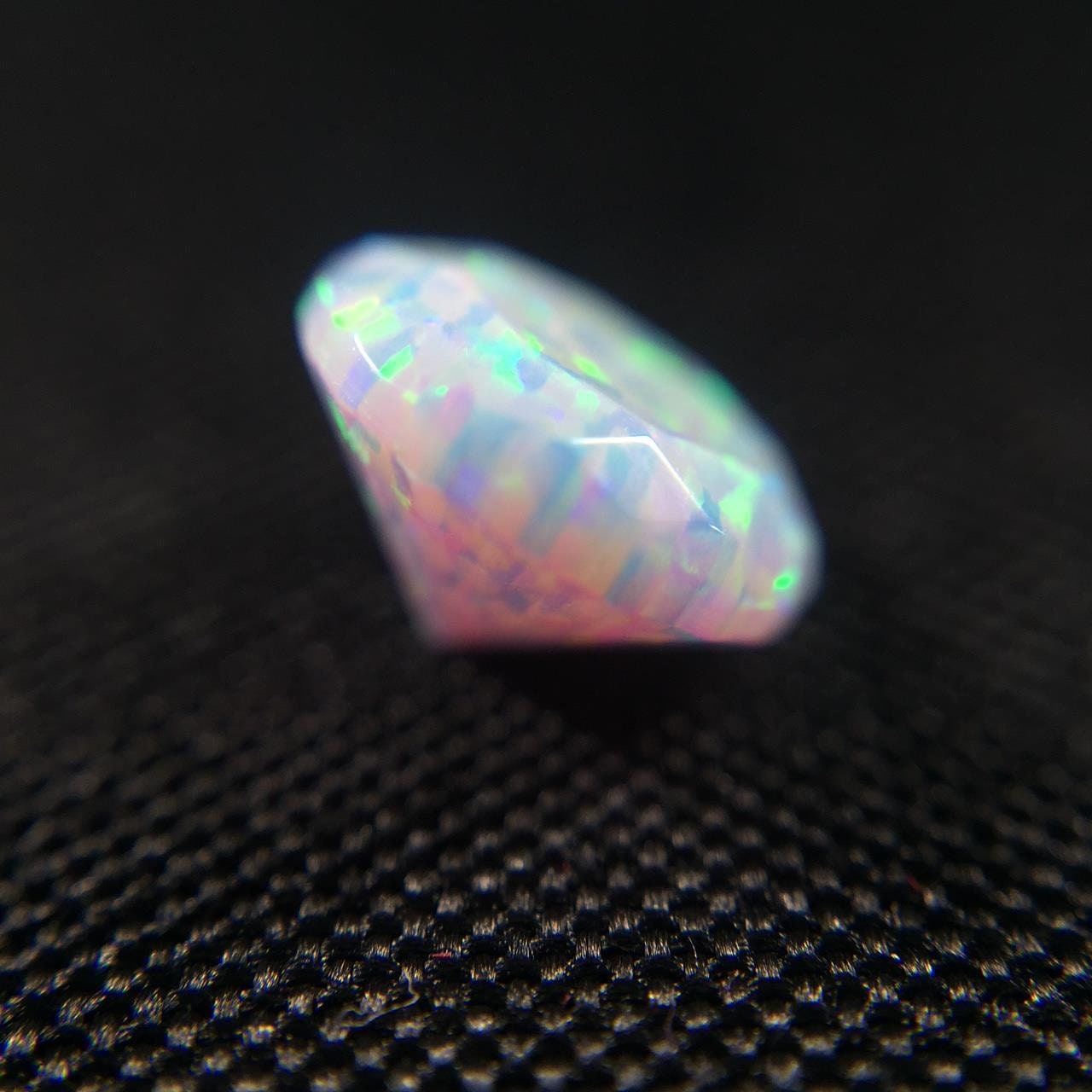 Pearl White Opal Diamond Cut Stones Faceted White Opal Stone 5mm 6mm 7mm 8mm Craft Stones Jewelry Making Ring Making Resin Art Opals Etsy Canada