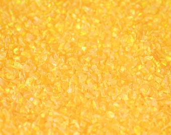 Golden Pineapple Crushed  Opal for Inlay - Lab-Created Material for Jewelry Making & Craft Supplies