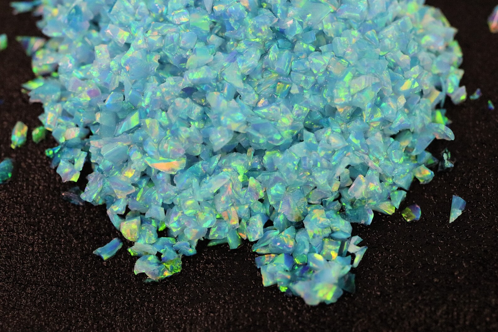 Crushed Opal Turquoise Blue Opal Inlay Material / Craft Etsy