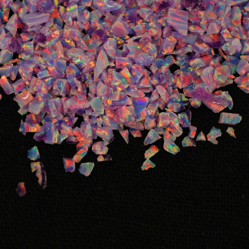 Crushed Opal Ultra Violet / Inlay Material / Jewelry Making / Etsy