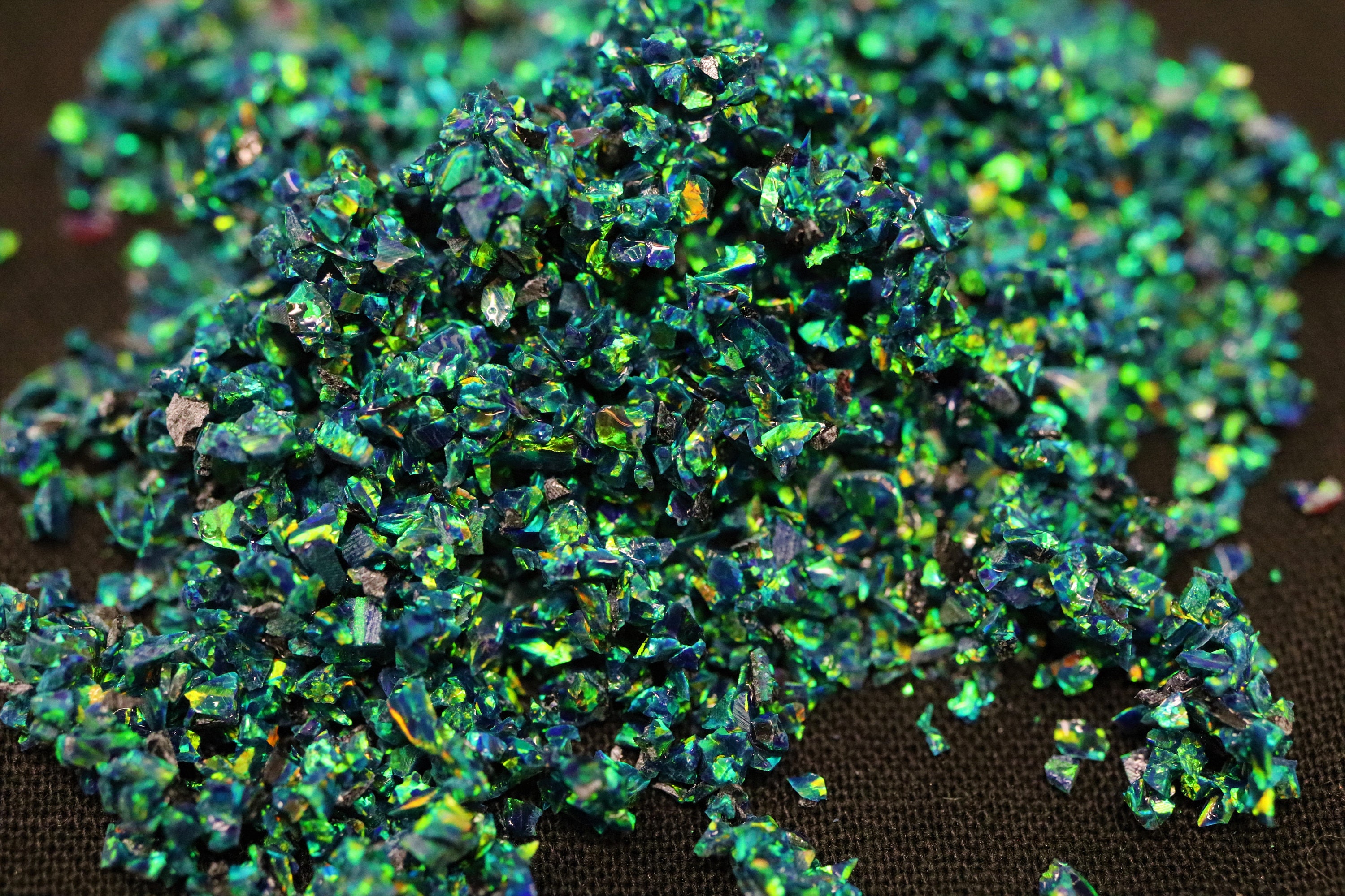 Black Cherry Crushed Opal For Jewellery Inlays Ring Making Nail Art Resin Art Inlay Pen Woodworking