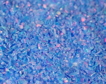 Cotton Candy Crushed  Opal for Inlay - Lab-Created Material for Jewelry Making & Craft Supplies