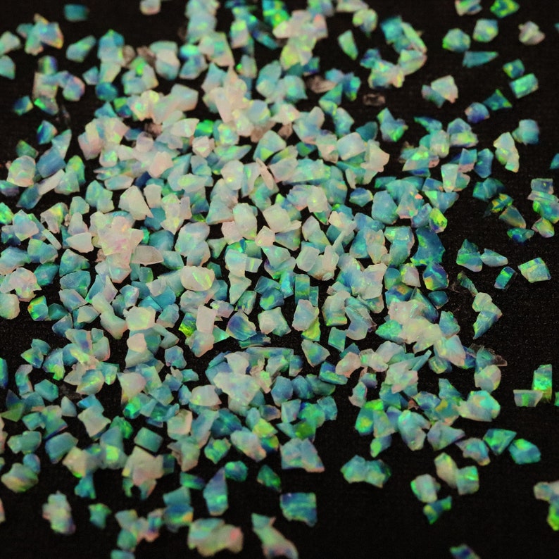 Crushed Opal Glacier / Inlay Material / Jewelry Making / Etsy Canada