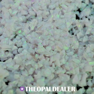 Frostbite Crushed Opal for Inlay, Blue Opal Inlay Material - Jewelry Making, Woodworking, Ring Making, Resin Art, Nail Art, Opal Glitter